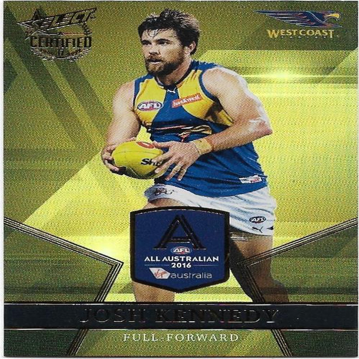 2017 Select Certified All Australian (AA14) Josh Kennedy West Coast