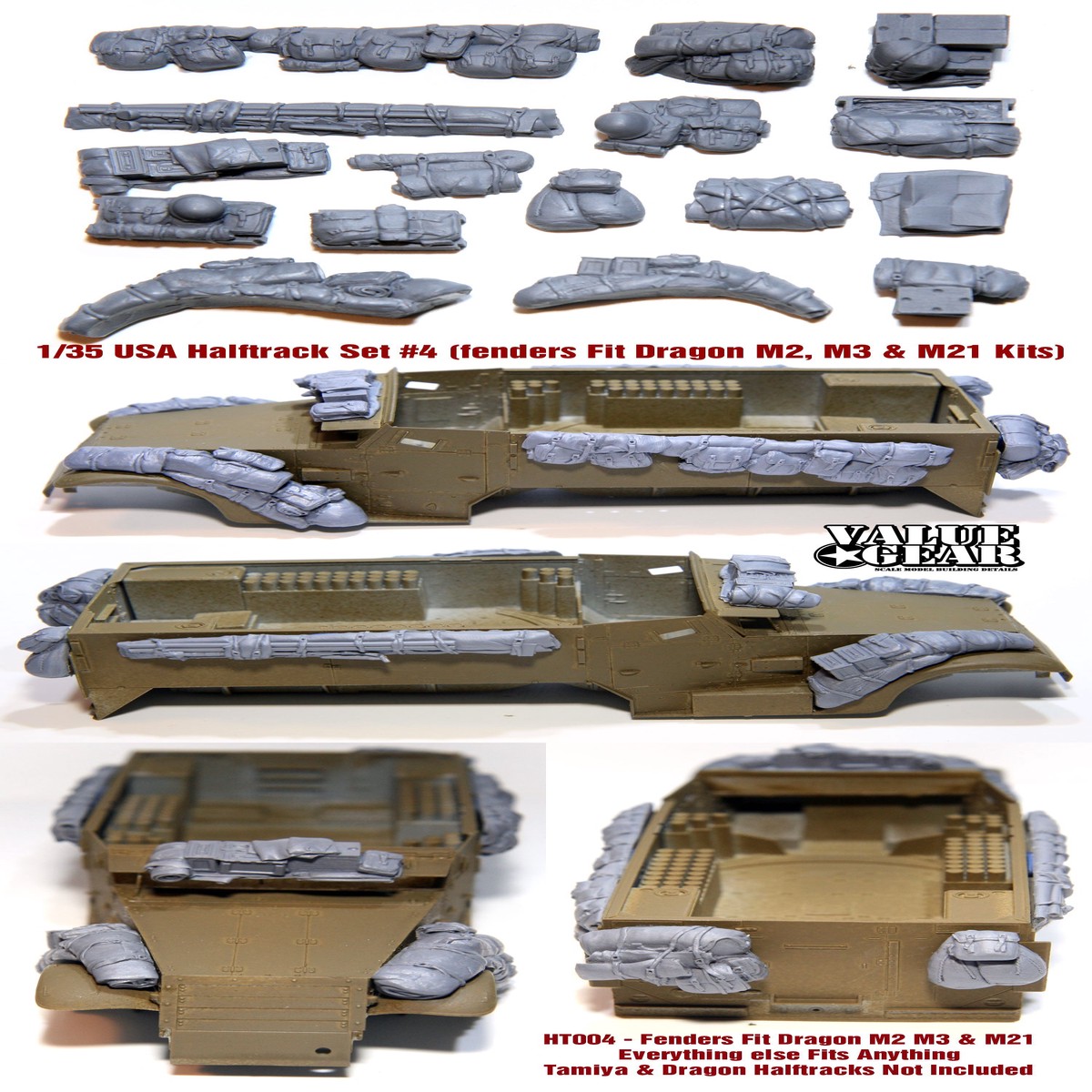 Value Gear HT004 1/35 Halftrack Pack & Fender Set #4