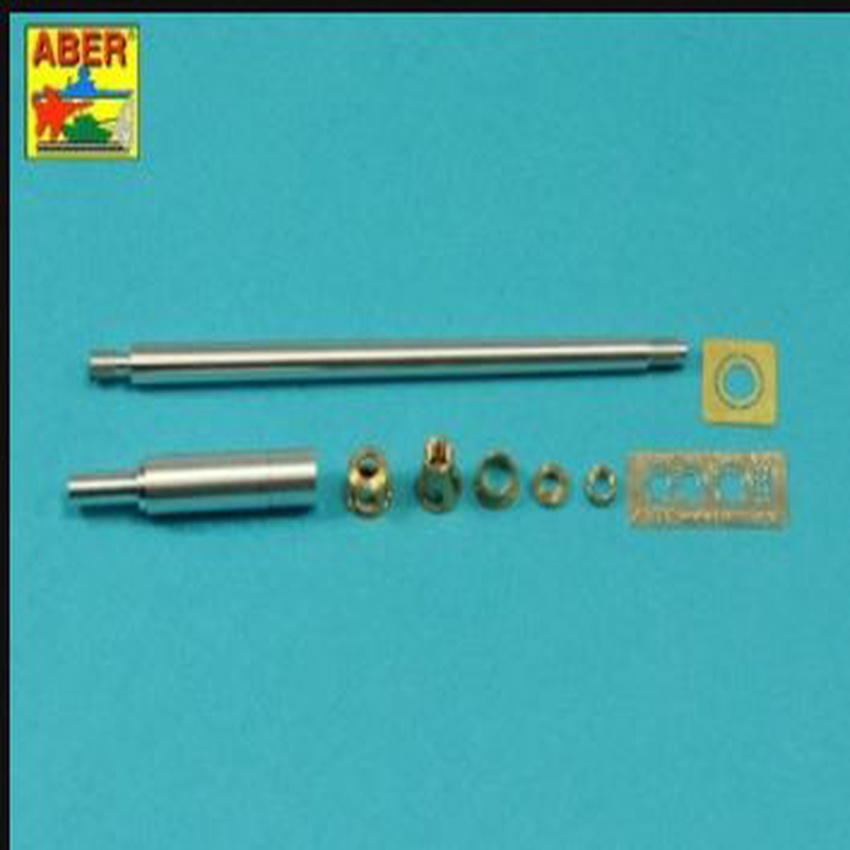 ABER 35L008 1/35 88mm KwK 43/3 L/71 barrel for German Heavy Tank Tiger B Serien-Turm and Tank Destroyer Jagdpanther, Late Barrel