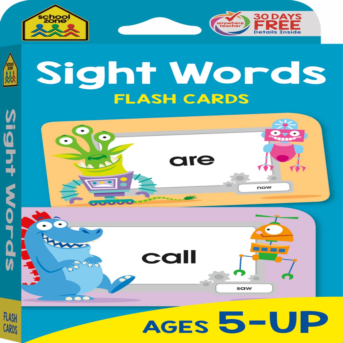 Beginning Sight Words Flashcards 5+
