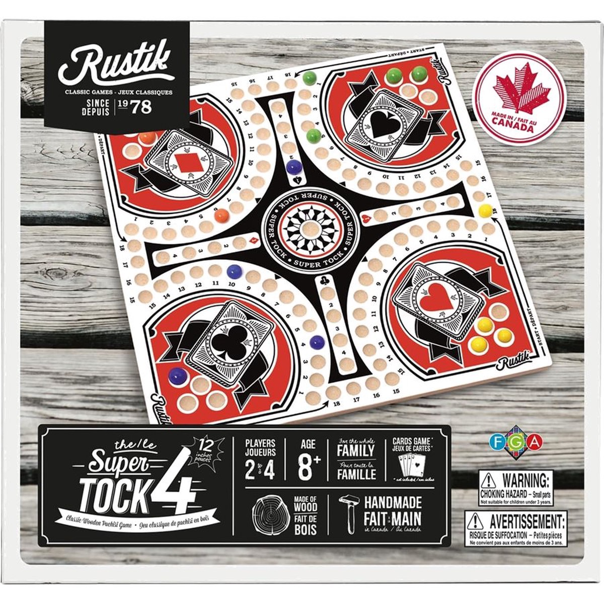 Super Tock 4/Pachisi Game (made in Canada)