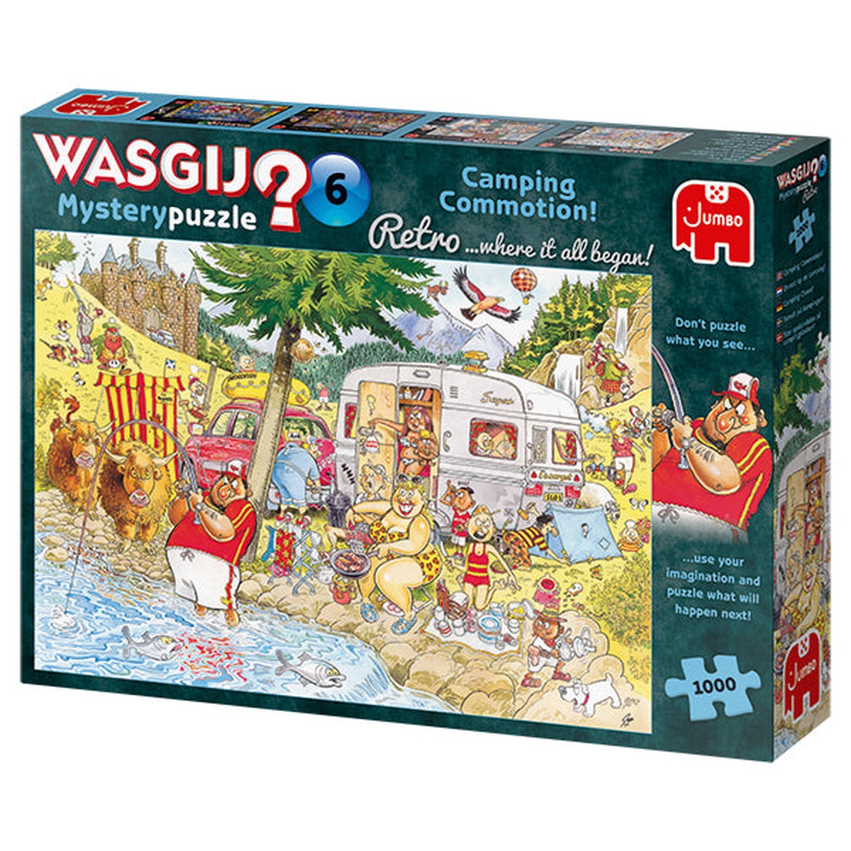 Wasgij? Retro Camping Commotion! 1000pc