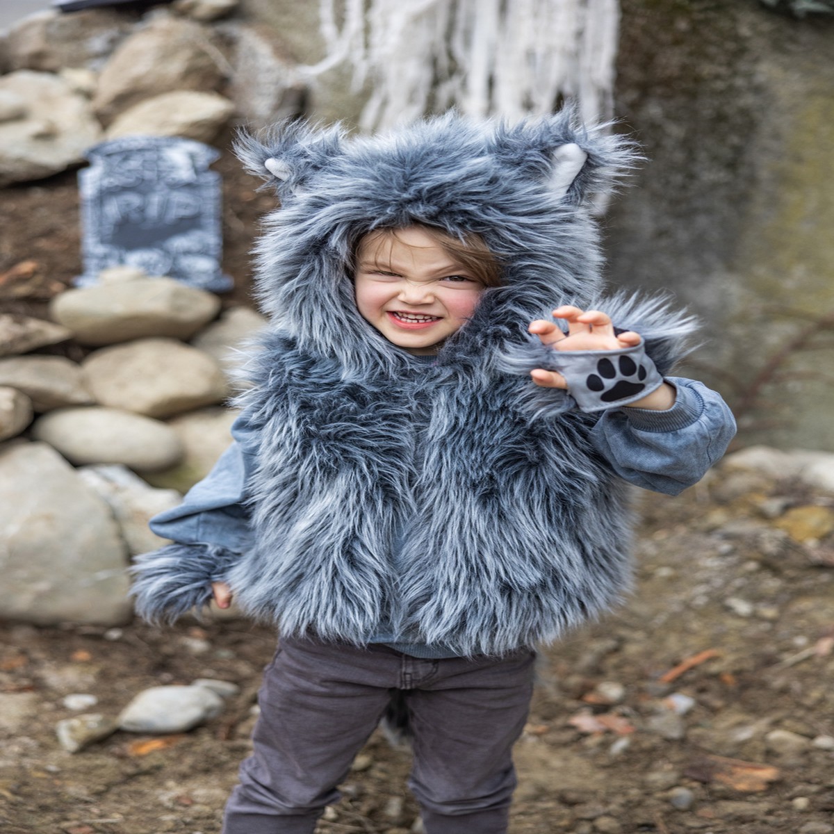 Big Bad Wolf Vest with Gloves Size 5-6