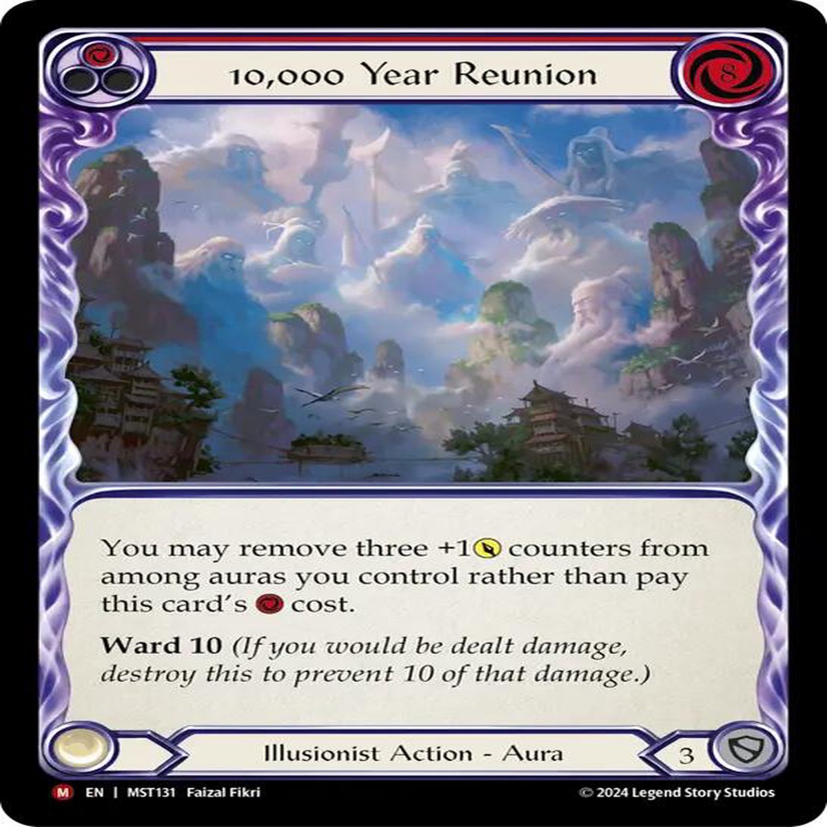 10,000 Year Reunion [MST131] (Part the Mistveil) Rainbow Foil - NM Rainbow Foil