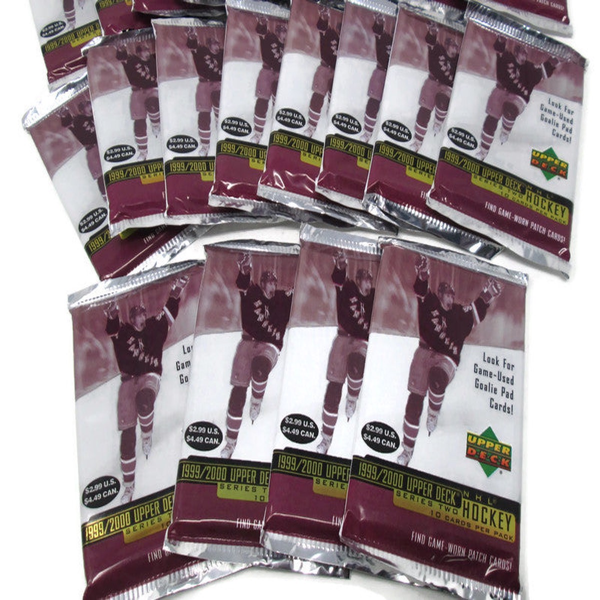 1999-00 Upper Deck Series 2 Hockey (12 Packs Lot)