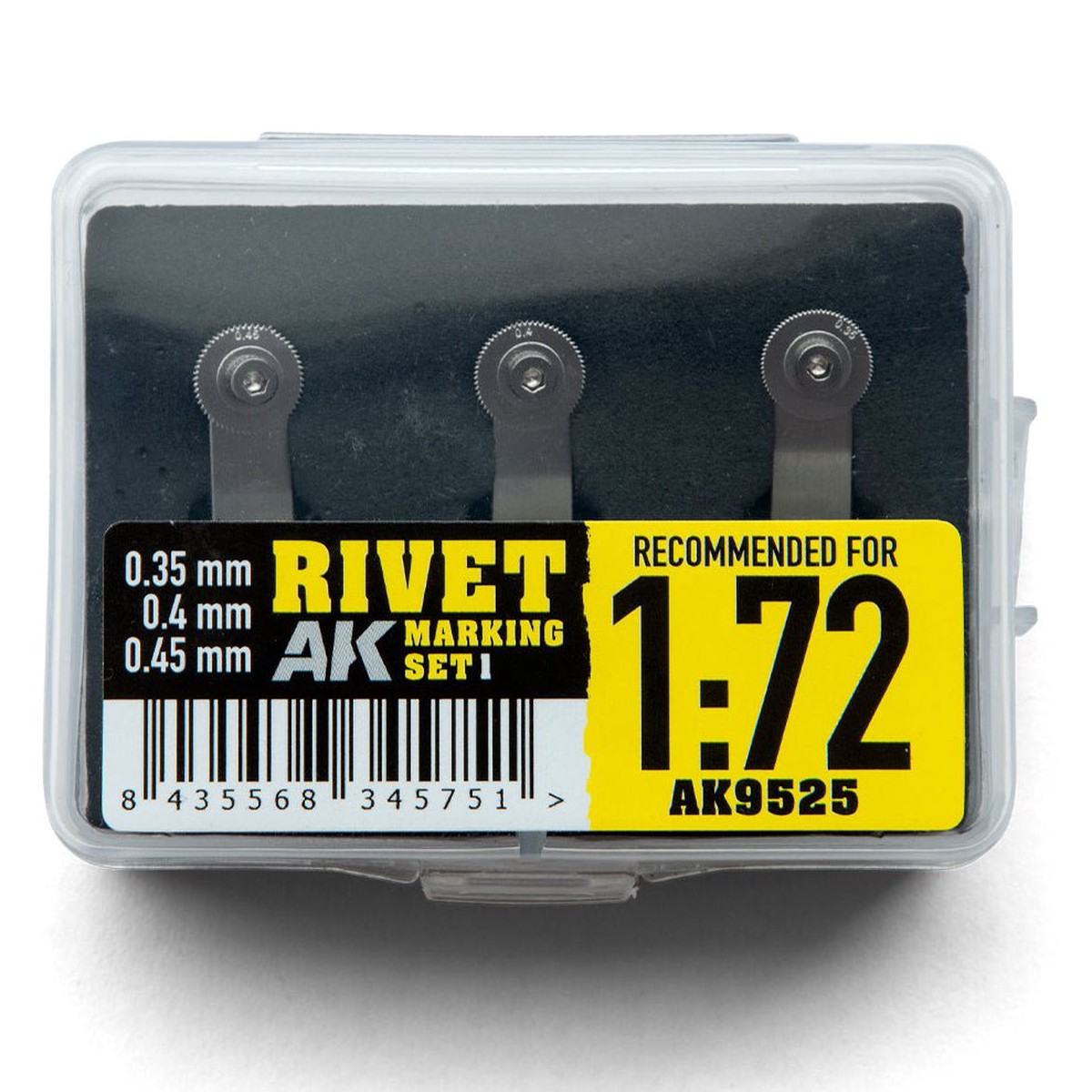 AK Interactive - Rivet Marking Set 1 - 1:72 Scale (AK9525)