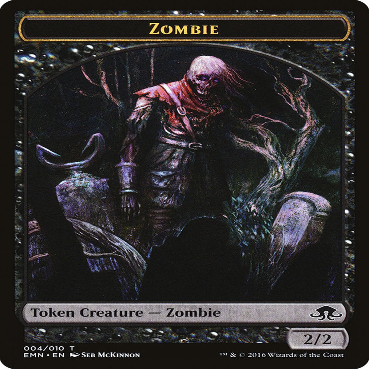 Zombie Token (004/010) [Eldritch Moon Tokens] - Near Mint