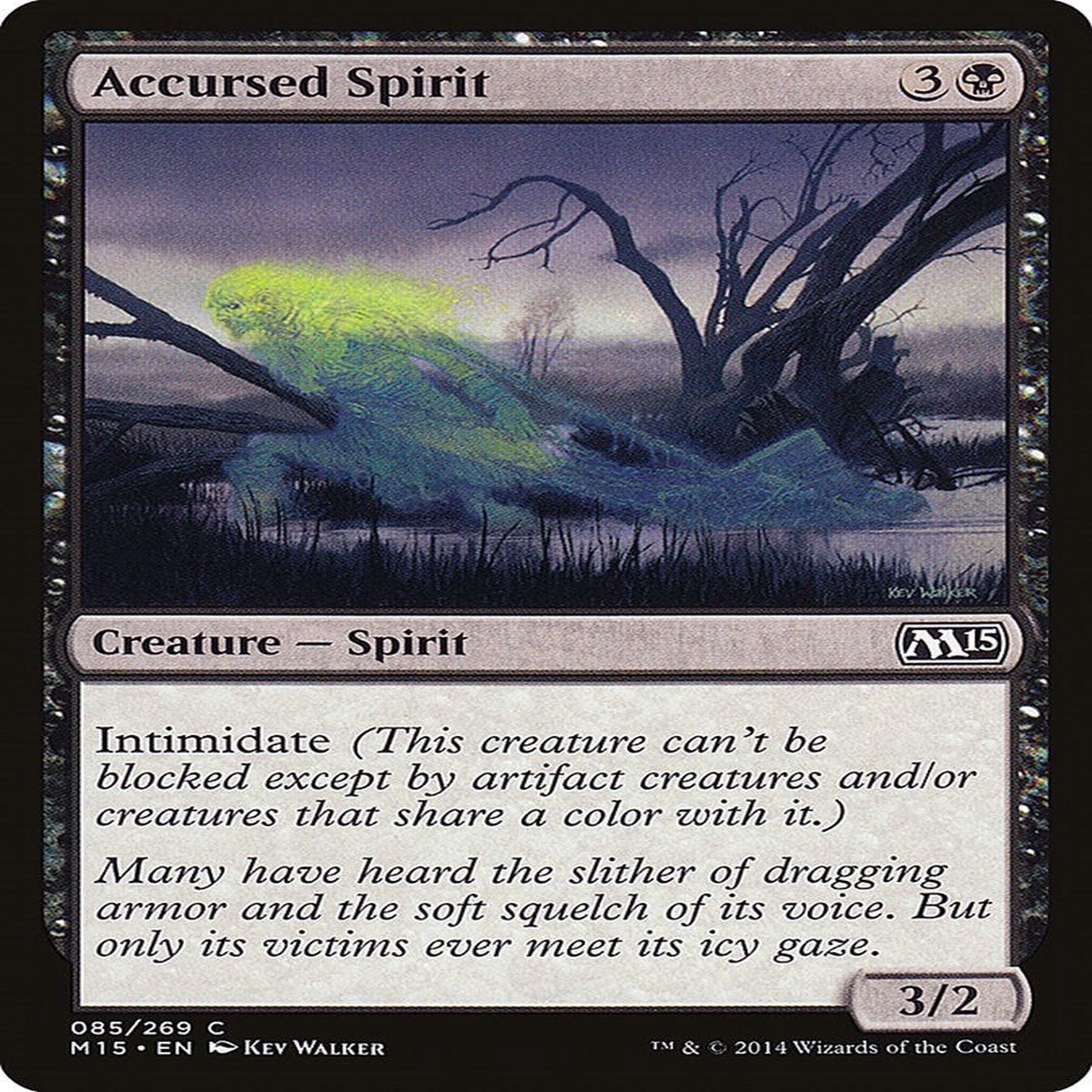 Accursed Spirit [M15 - 85] - Heavily Played | English | Normal
