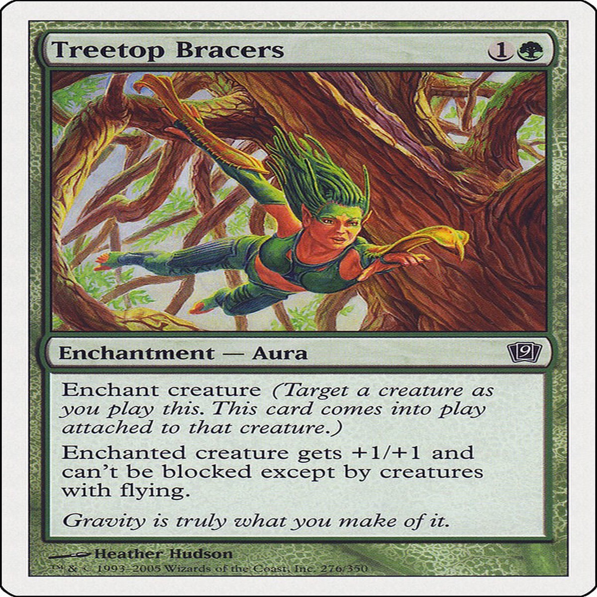 Treetop Bracers [9ED - 276] - Moderately Played | English | Normal