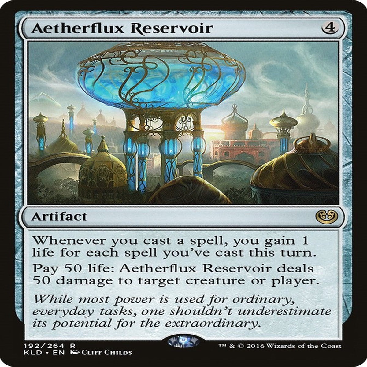 Aetherflux Reservoir [KLD - 192] - Lightly Played | English | Normal