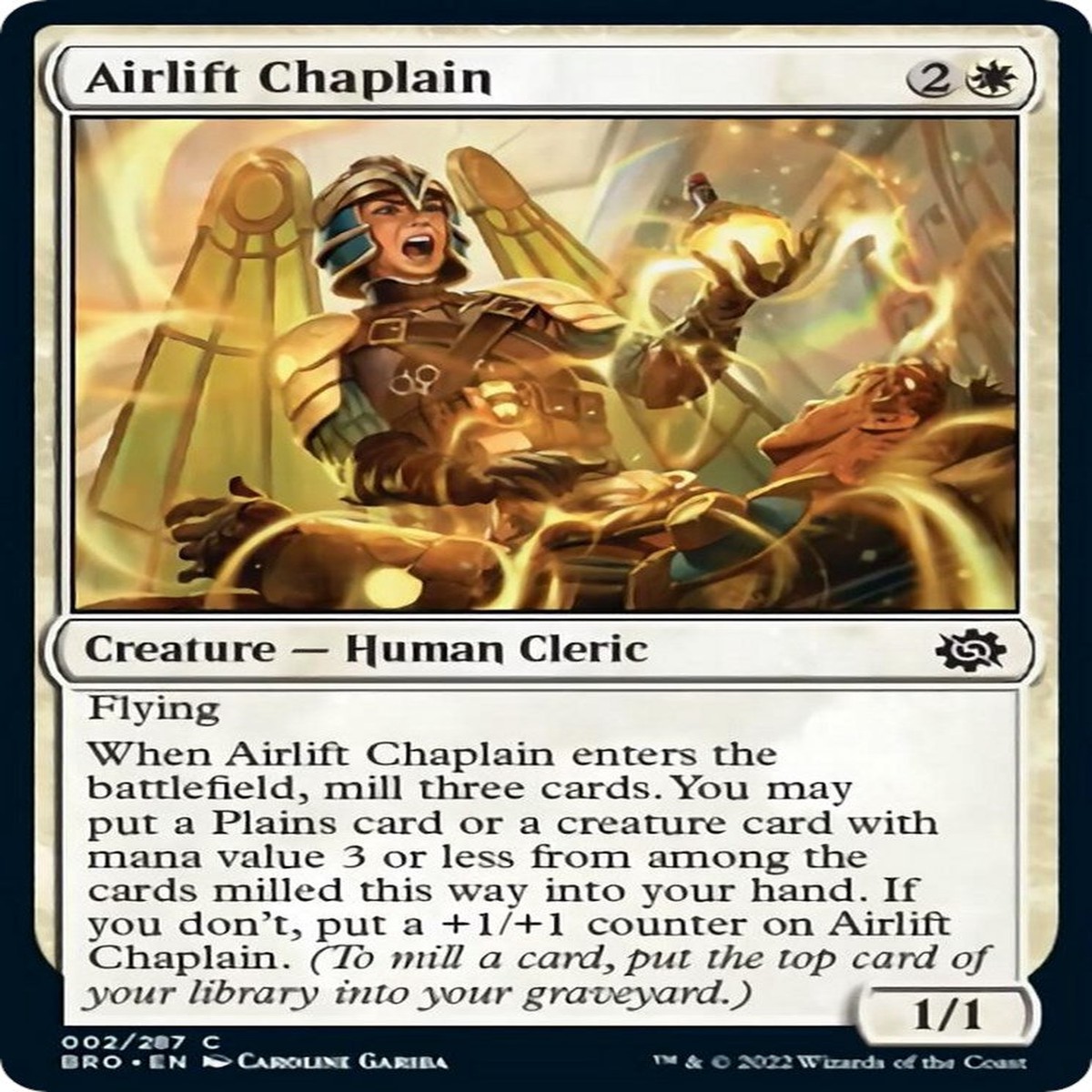 Airlift Chaplain [BRO - 2] - Near Mint | English | Normal