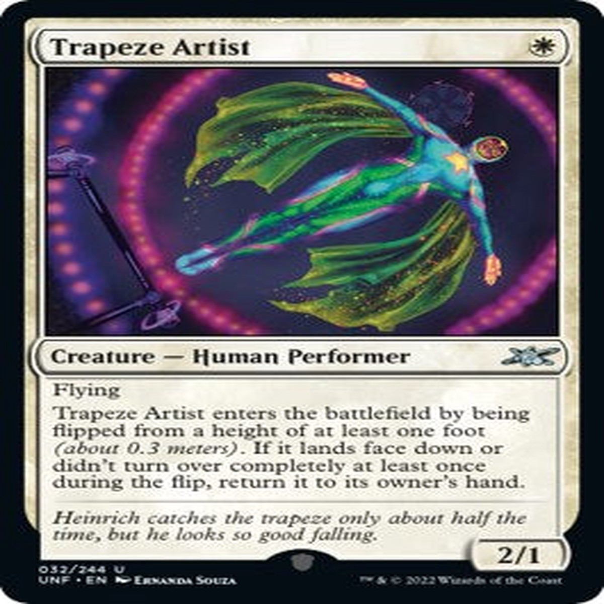 Trapeze Artist [UNF - 32] - Lightly Played | English | Foil