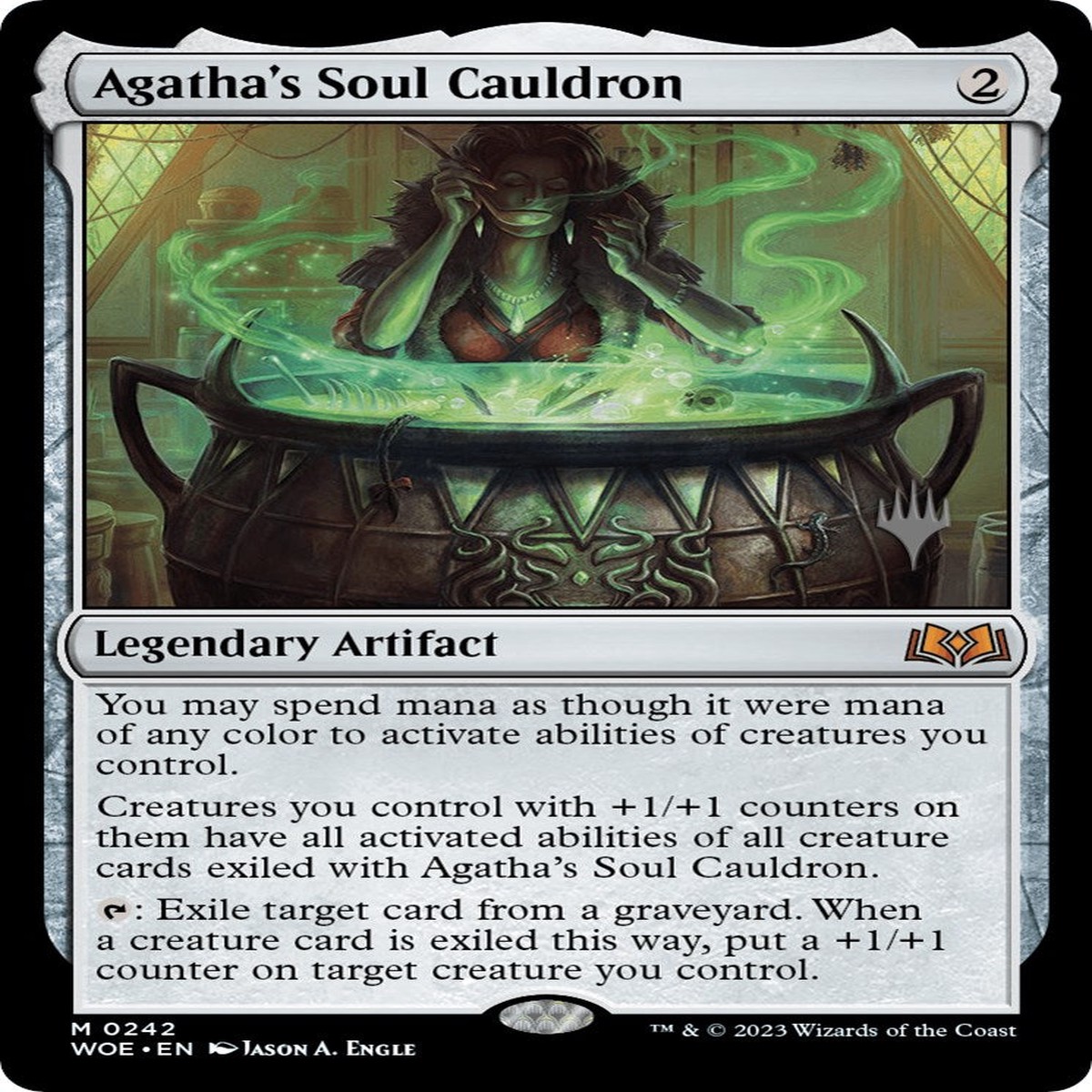 Agatha's Soul Cauldron [PPWOE - 242] - Lightly Played | English | Foil