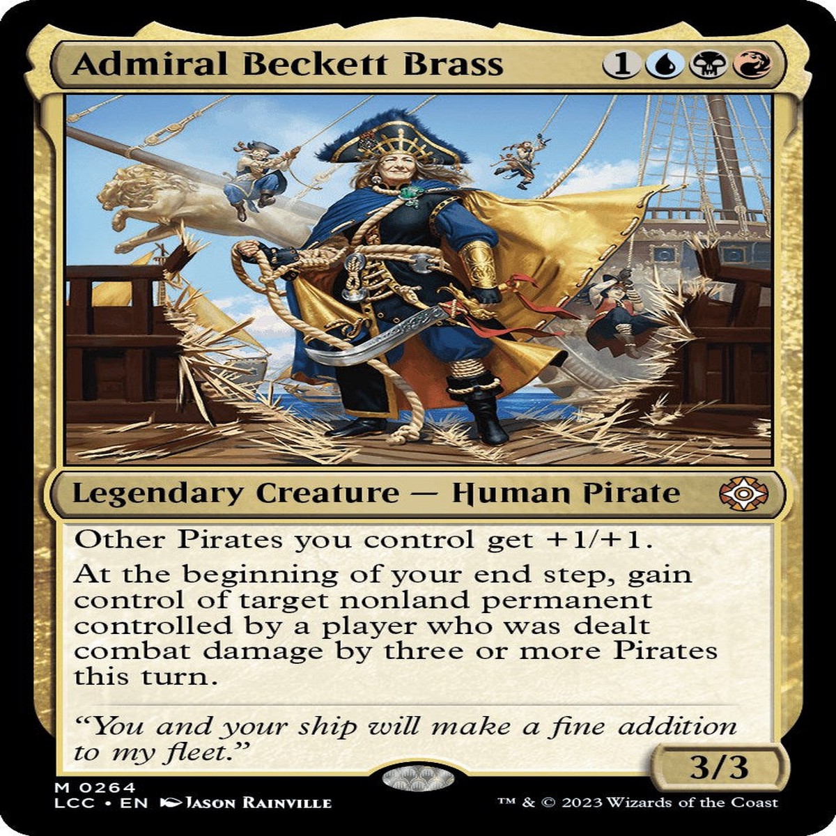Admiral Beckett Brass [LCC - 264] - Near Mint | English | Normal