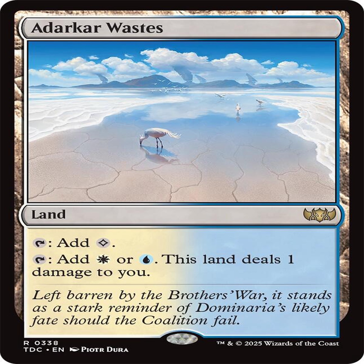 Adarkar Wastes [TDC - 338] - Near Mint | English | Normal
