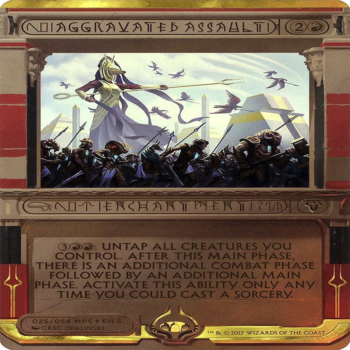 Aggravated Assault [MPS2 - 25] - Lightly Played | English | Foil