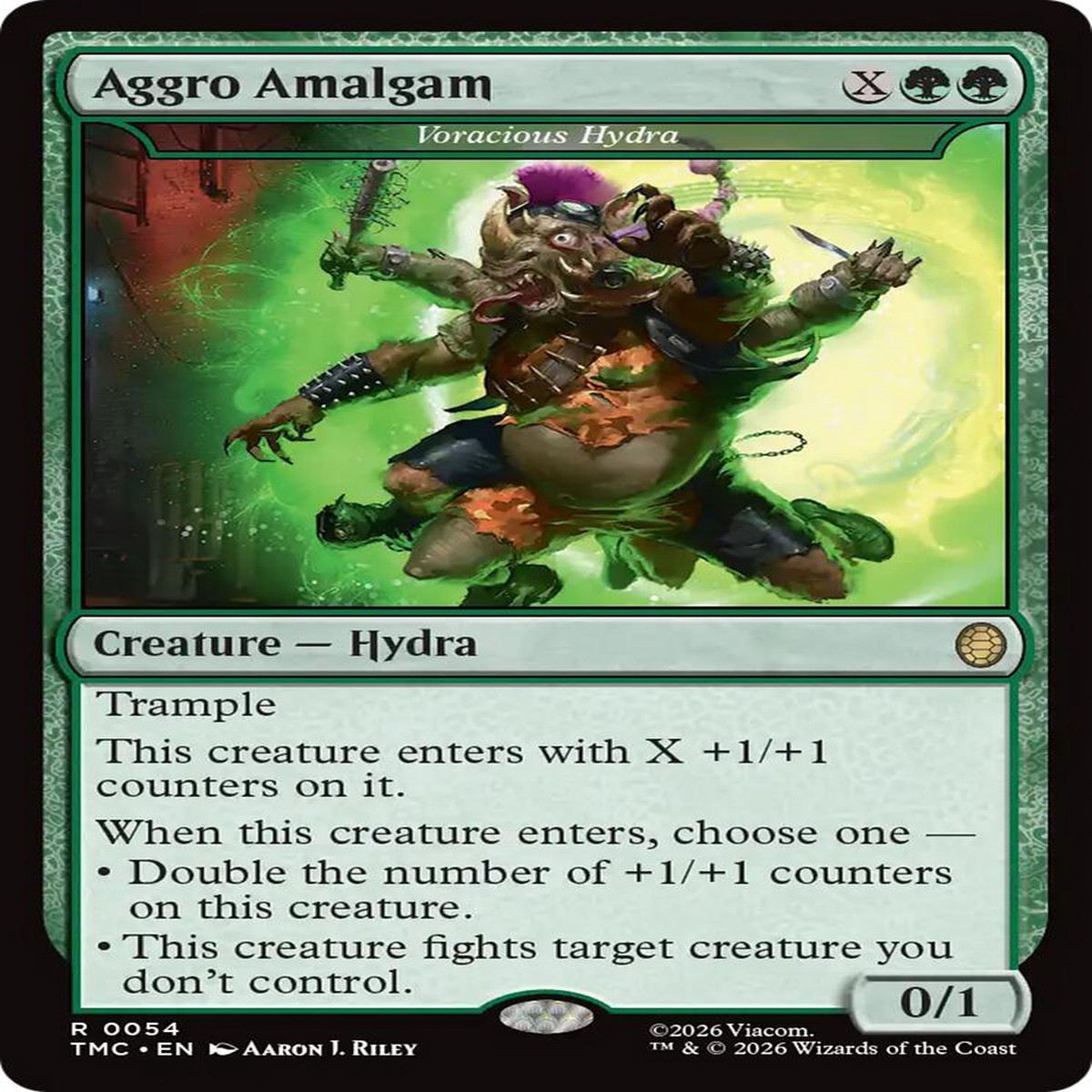 Aggro Amalgam - Voracious Hydra [TMC - 54] - Near Mint | English | Normal