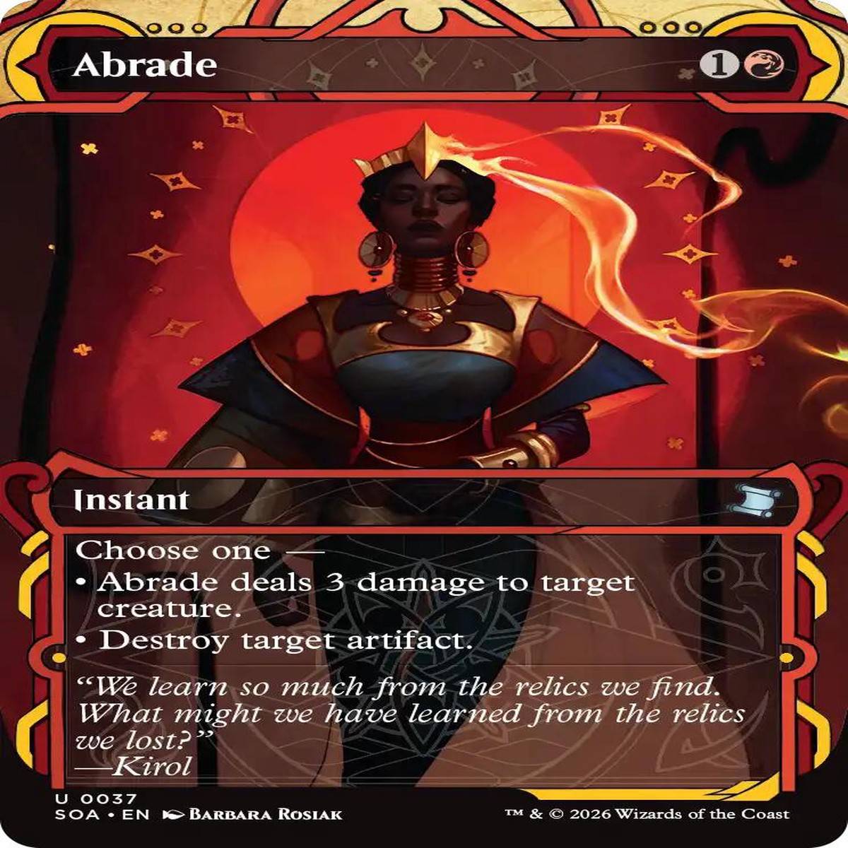 Abrade [SOA - 37] - Near Mint | English | Foil