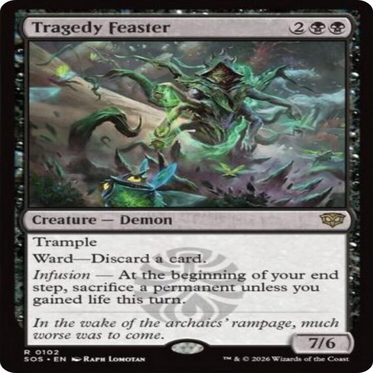 Tragedy Feaster [SOS - 102] - Near Mint | English | Foil