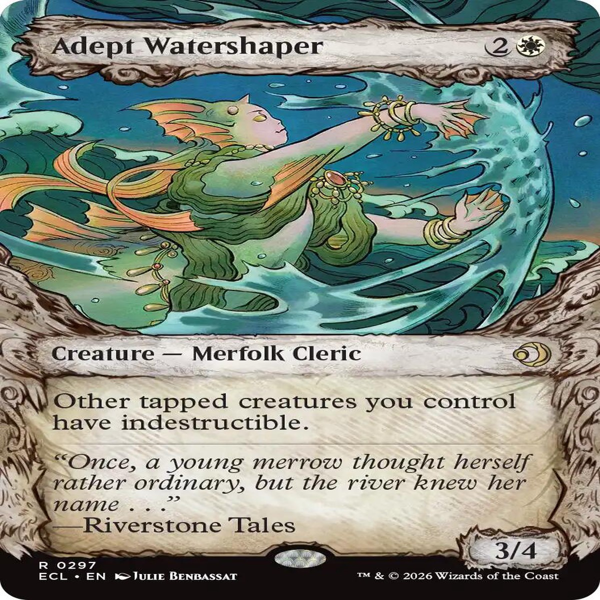 Adept Watershaper (Showcase) [ECL - 297] - Near Mint | English | Normal