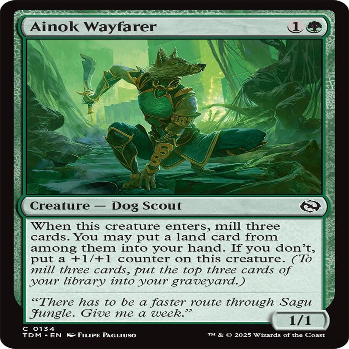 Ainok Wayfarer [TDM - 134] - Near Mint | English | Foil
