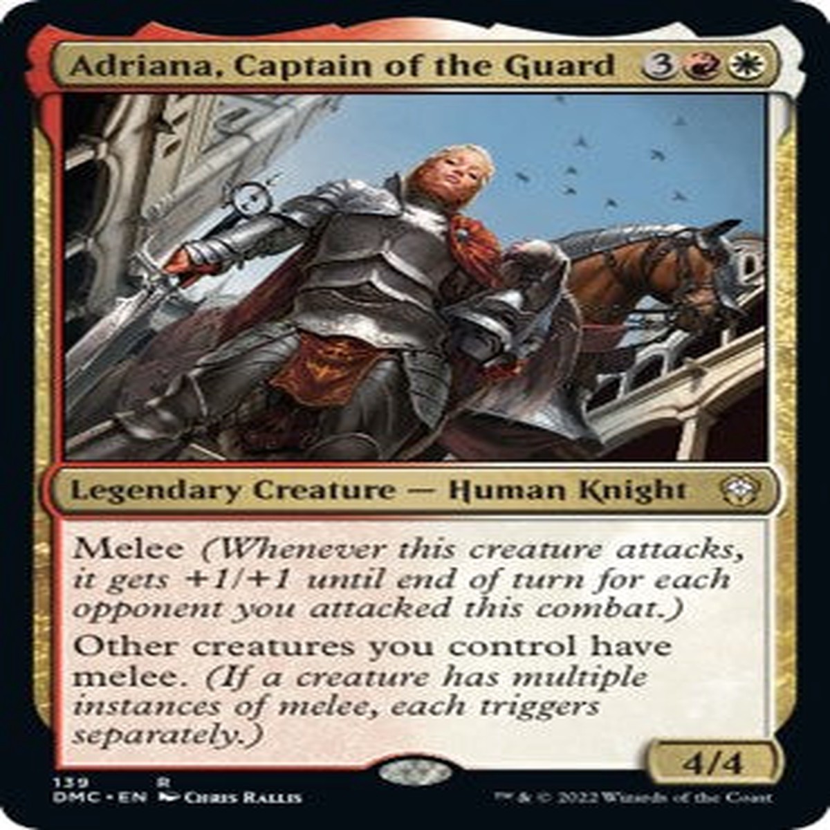 Adriana, Captain of the Guard [DMC - 139] - Near Mint | English | Normal