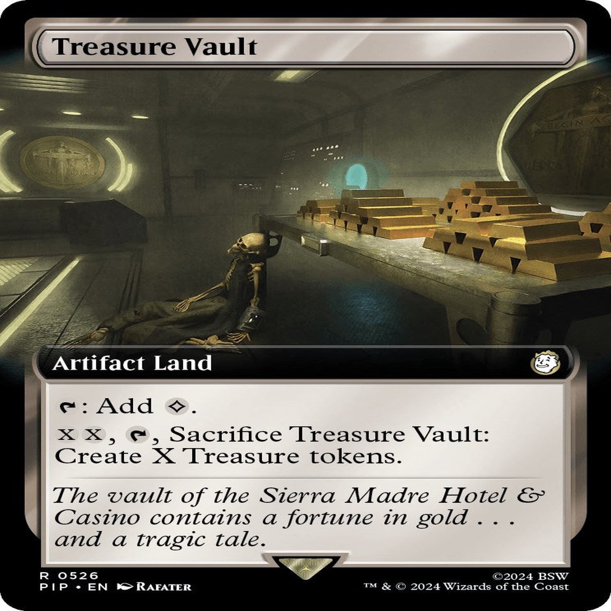 Treasure Vault (Extended Art) [PIP - 526] - Near Mint | English | Foil