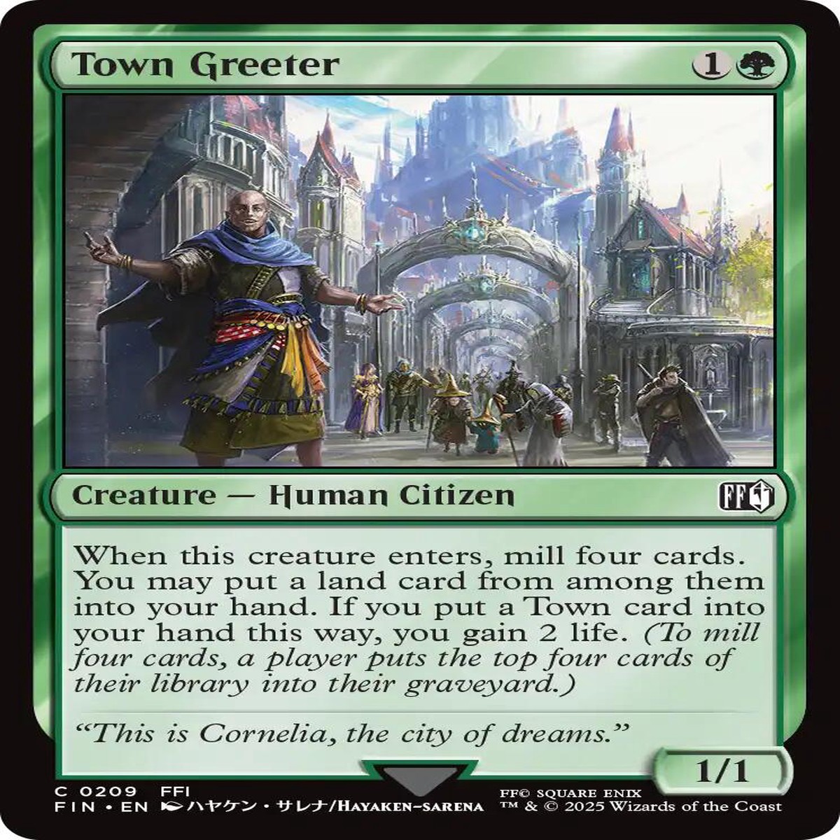 Town Greeter [FIN - 209] - Near Mint | English | Foil