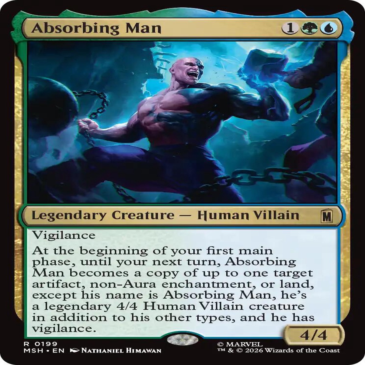 Absorbing Man [MSH - 199] - Near Mint | English | Foil