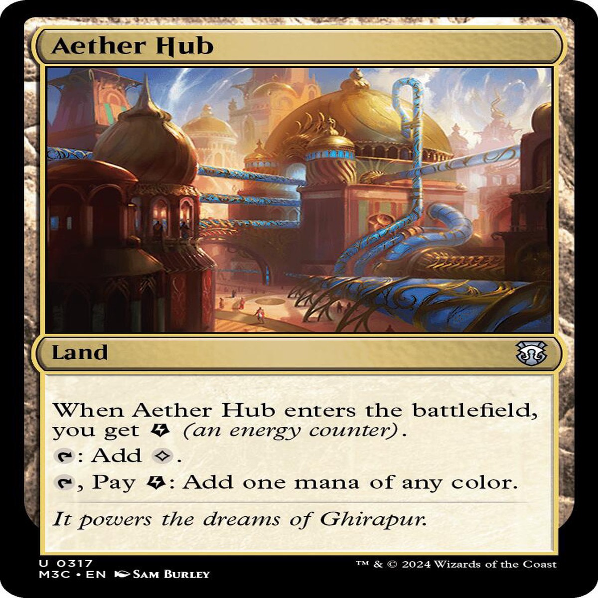 Aether Hub (Ripple Foil) [M3C - 317] - Near Mint | English | Foil