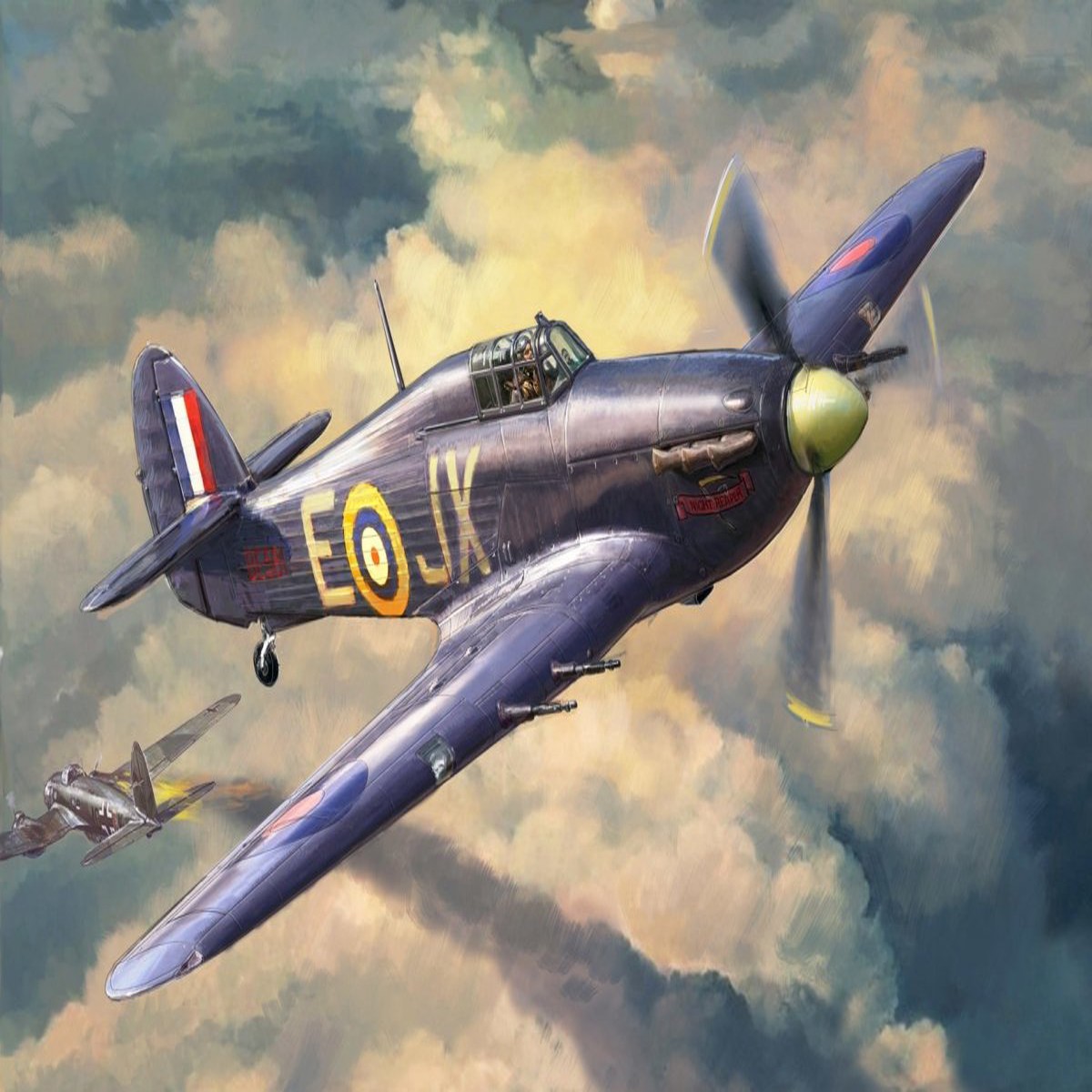 Zvezda 1:72 Hawker Hurricane Mk II C - Z7322