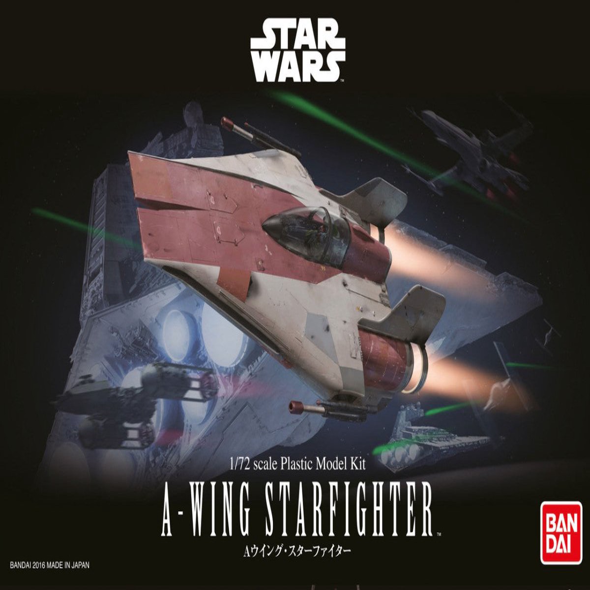 Bandai - Star Wars A-Wing Starfighter - 01210