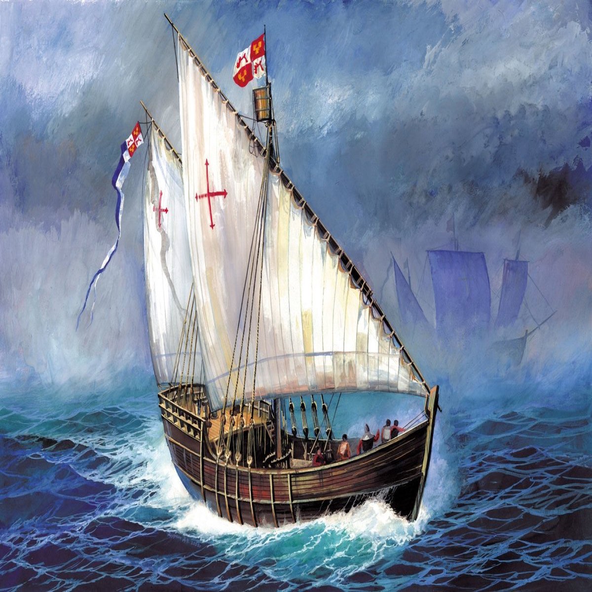 Zvezda 1:100 Christopher Columbus Expedition Ship - Z9005