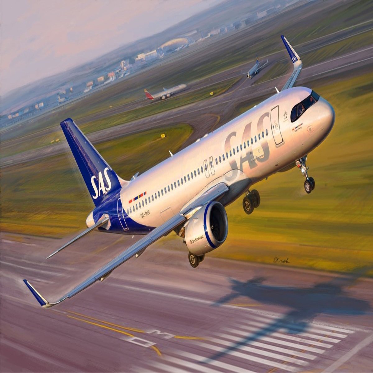 Zvezda 1:144 Airbus A320 NEO - Z7037