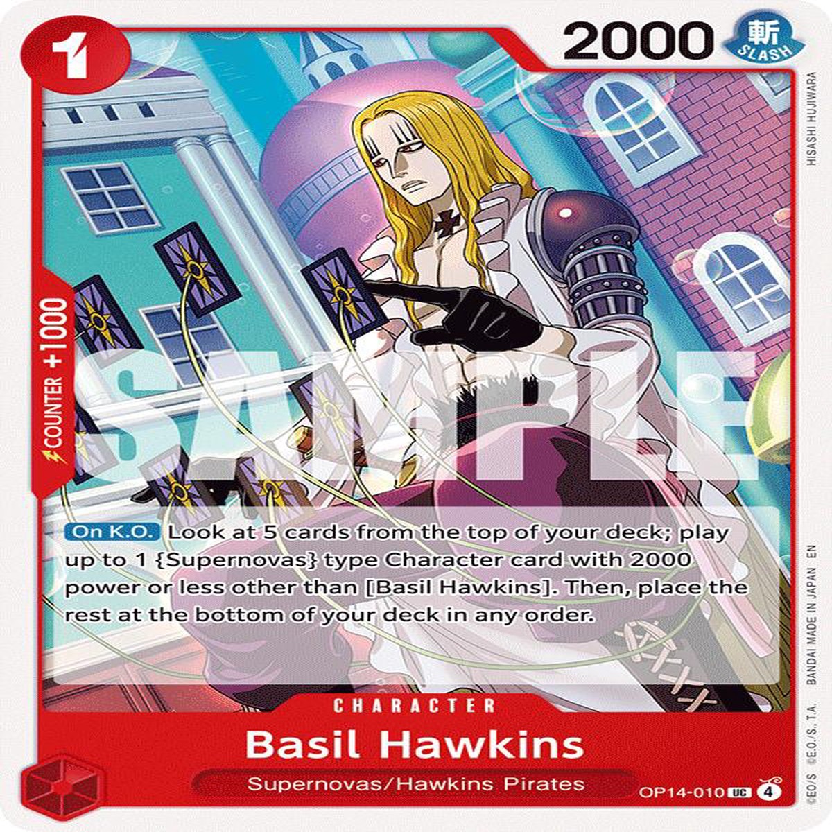 Basil Hawkins [OP14 - OP14-010] - Near Mint | English | Normal