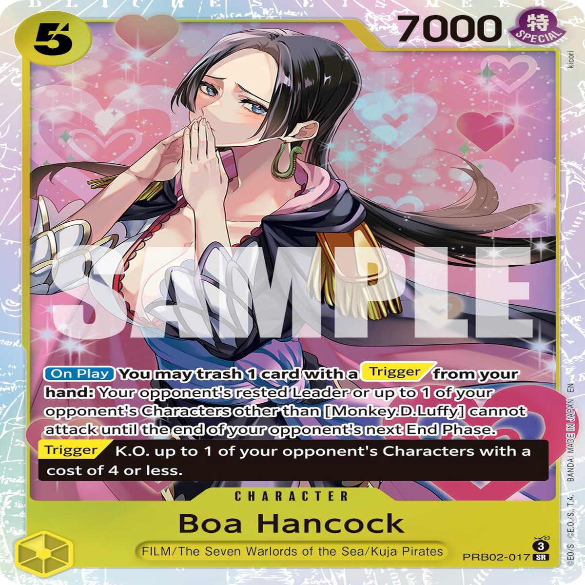 Boa Hancock [PRB-02 - PRB02-017] - Near Mint | English | Foil