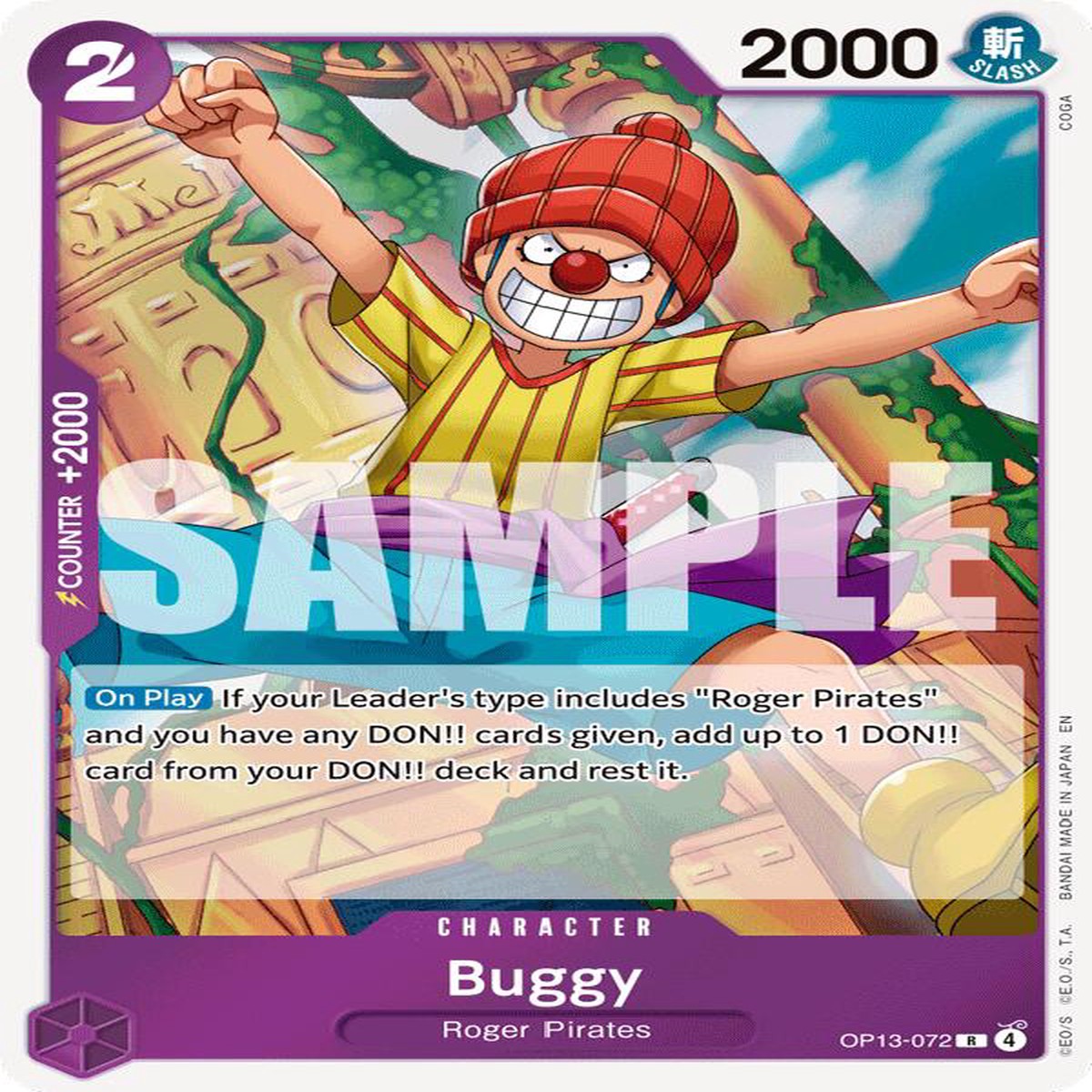 Buggy [OP13 - OP13-072] - Near Mint | English | Foil