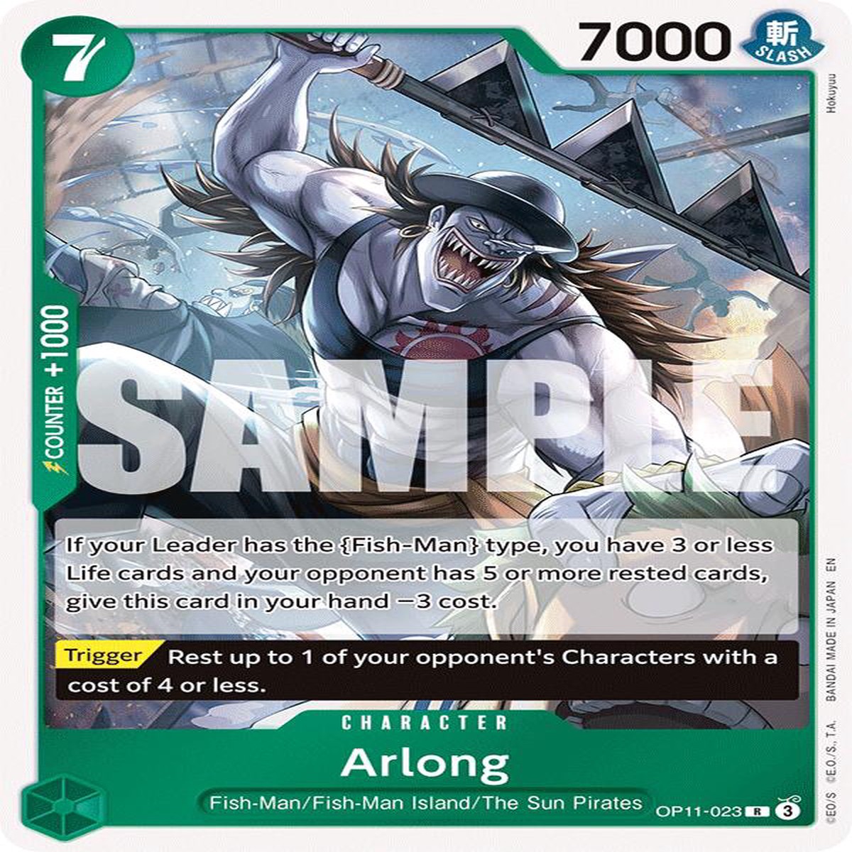 Arlong [OP11 - OP11-023] - Near Mint | English | Foil