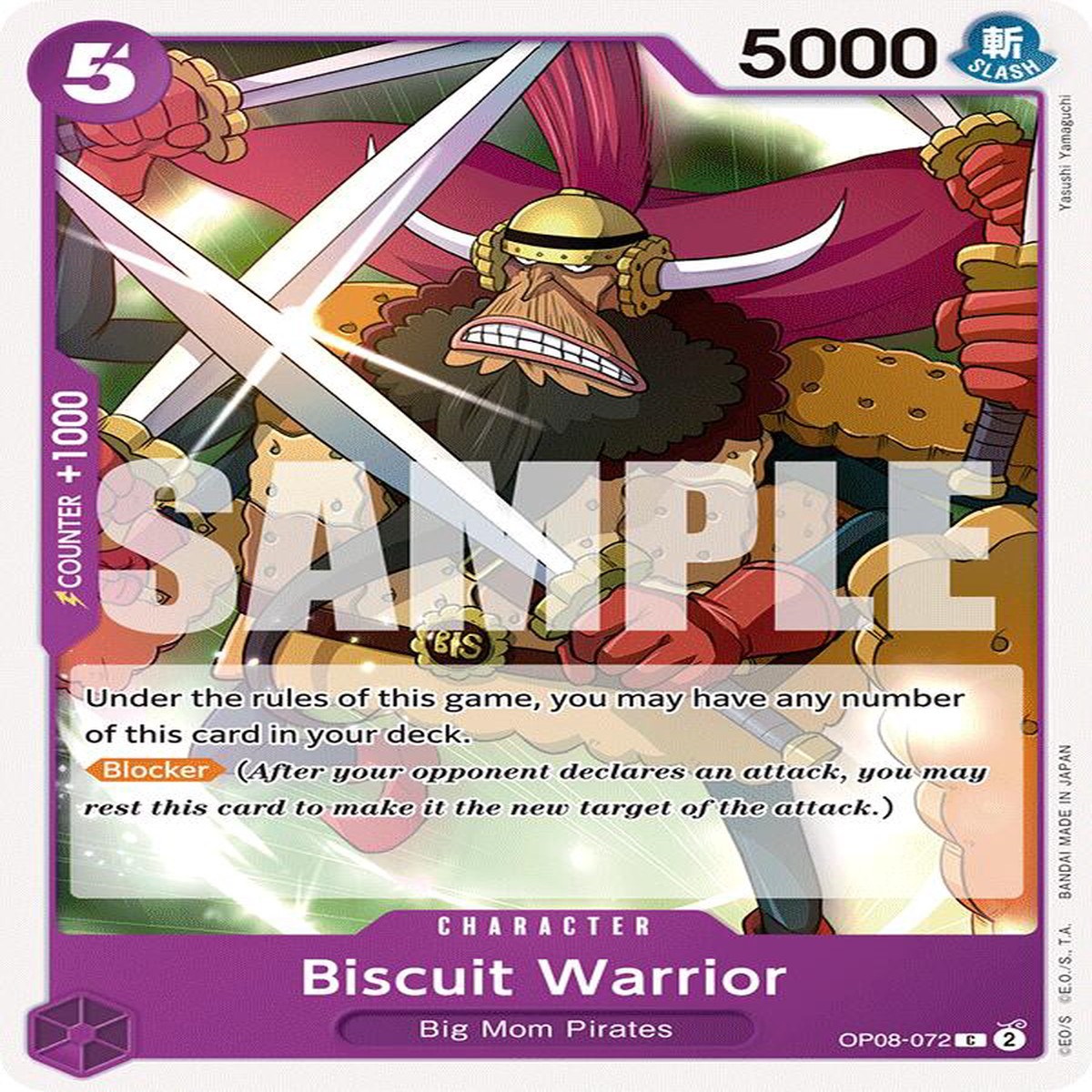 Biscuit Warrior [OP08 - OP08-072] - Near Mint | English | Normal