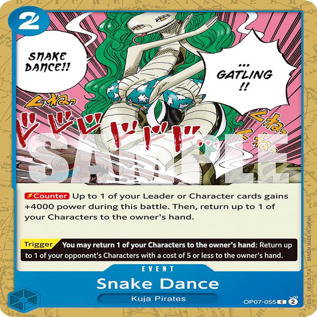 Snake Dance [OP07 - OP07-055] - Near Mint | English | Normal