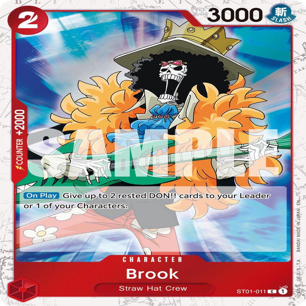 Brook - ST01-011 (Pirate Foil) [PRB-02 - ST01-011] - Near Mint | English | Foil