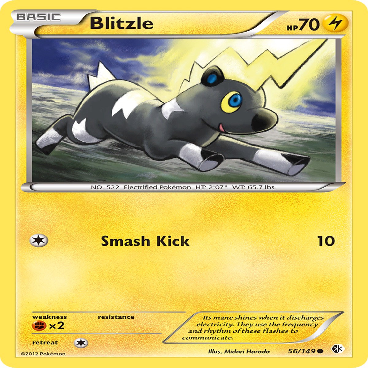 Blitzle (56/149) [Black & White: Boundaries Crossed] - NM Reverse Holofoil