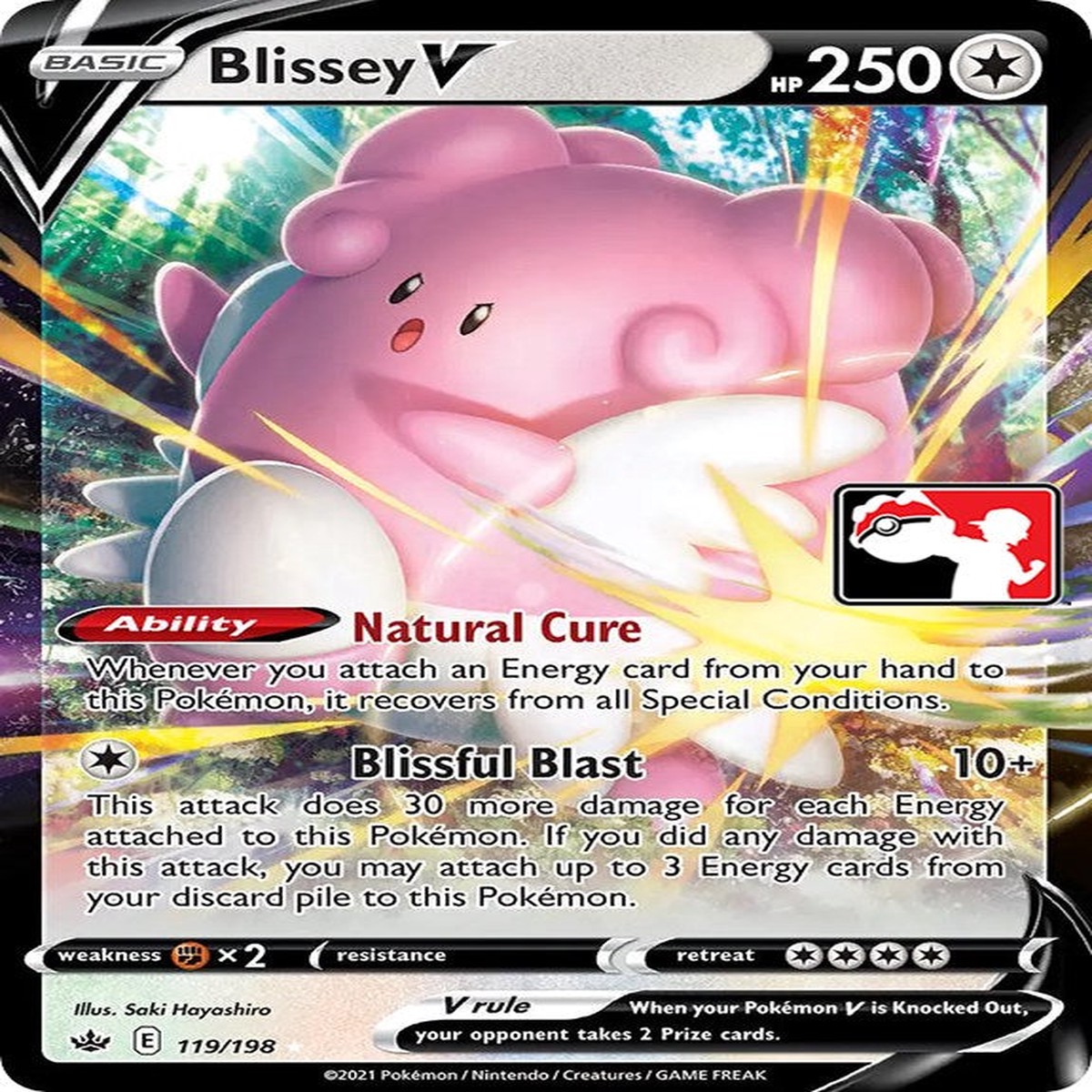 Blissey V (119/198) [Prize Pack Series One] - NM Holofoil