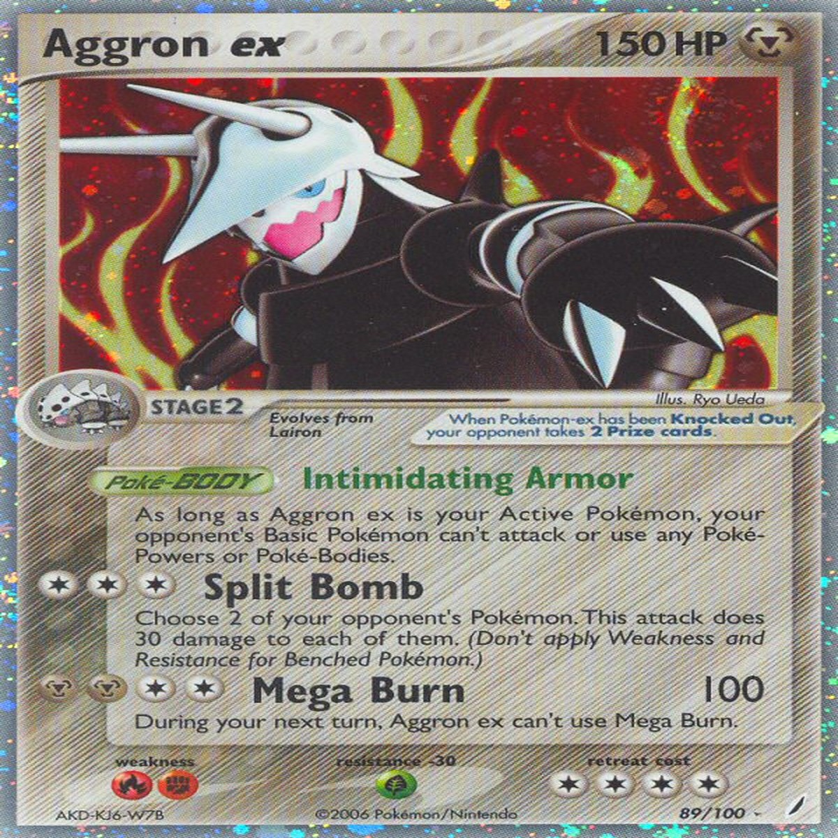 Aggron ex (89/100) [EX: Crystal Guardians] - NM Holofoil