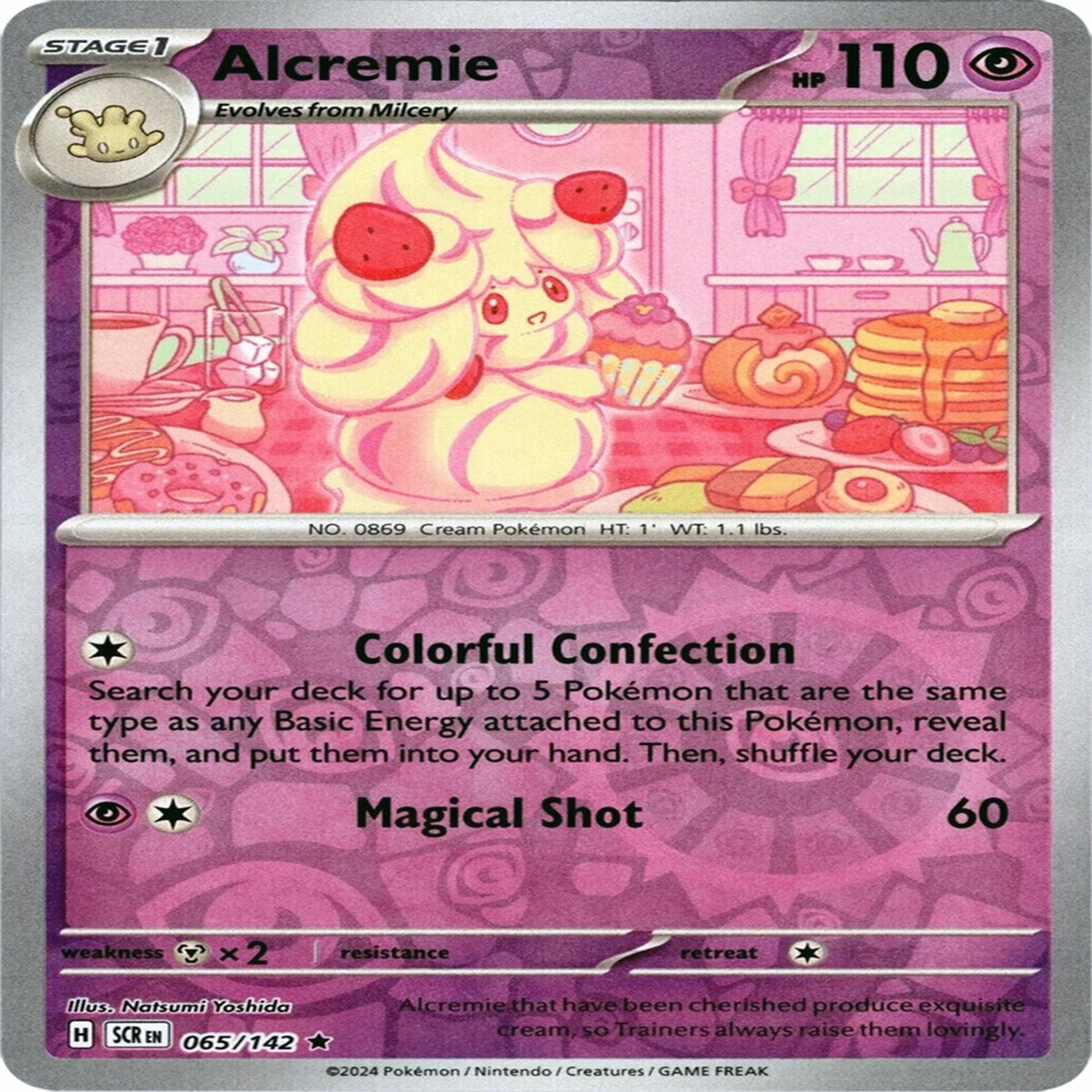 Alcremie (065/142) [Scarlet & Violet: Stellar Crown] - NM Holofoil