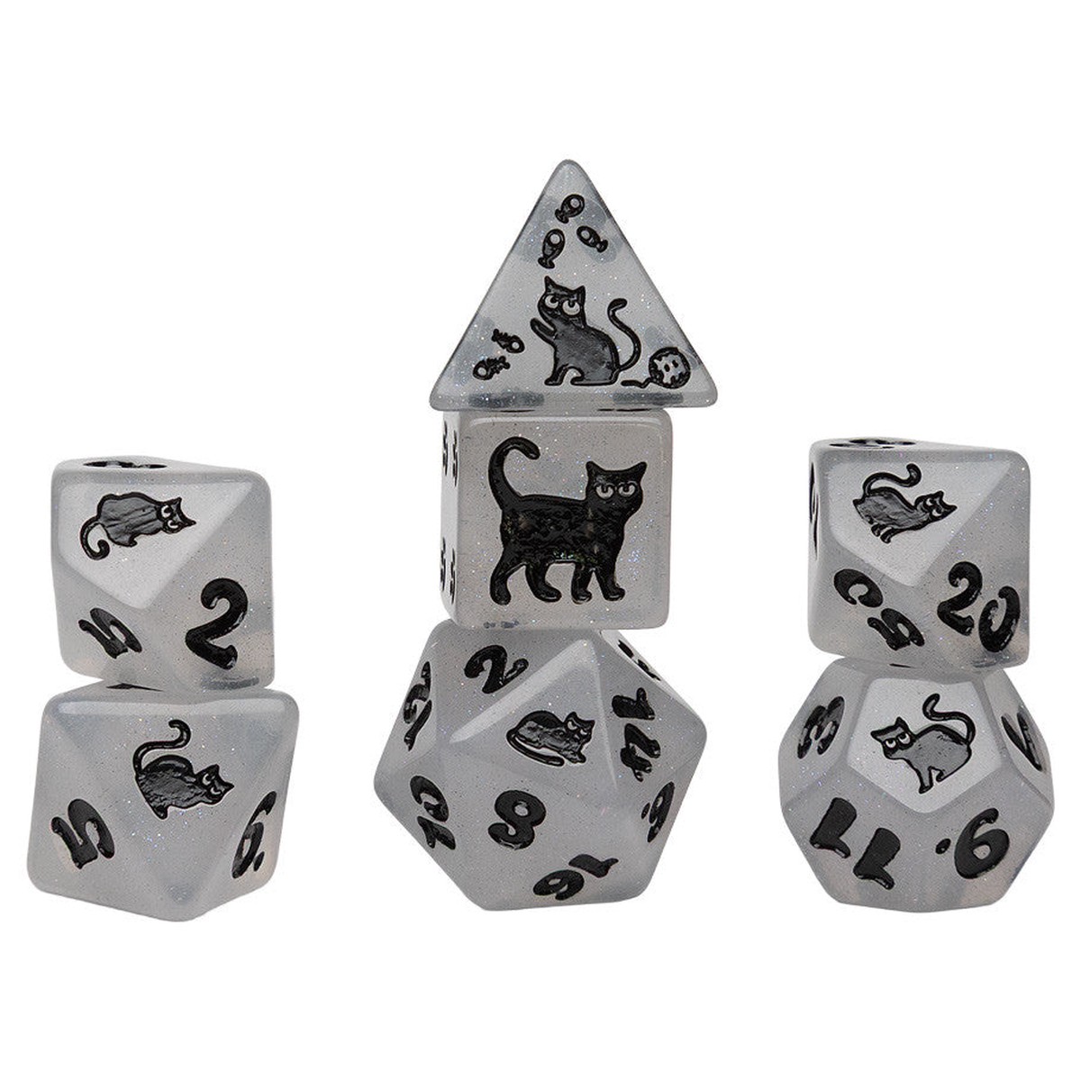 7-Set Animal Dice: Shimmerpaw - 7-set Shimmerpaw