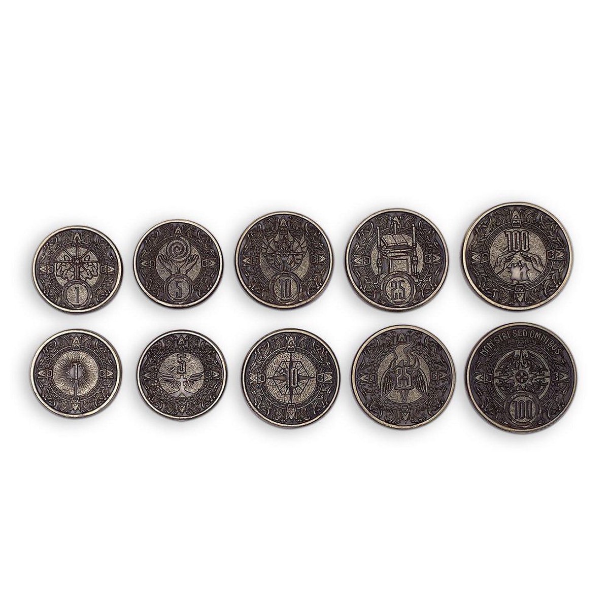Adventure Coins: Cleric Set of 10 Coins - Adventure Coins: Cleric