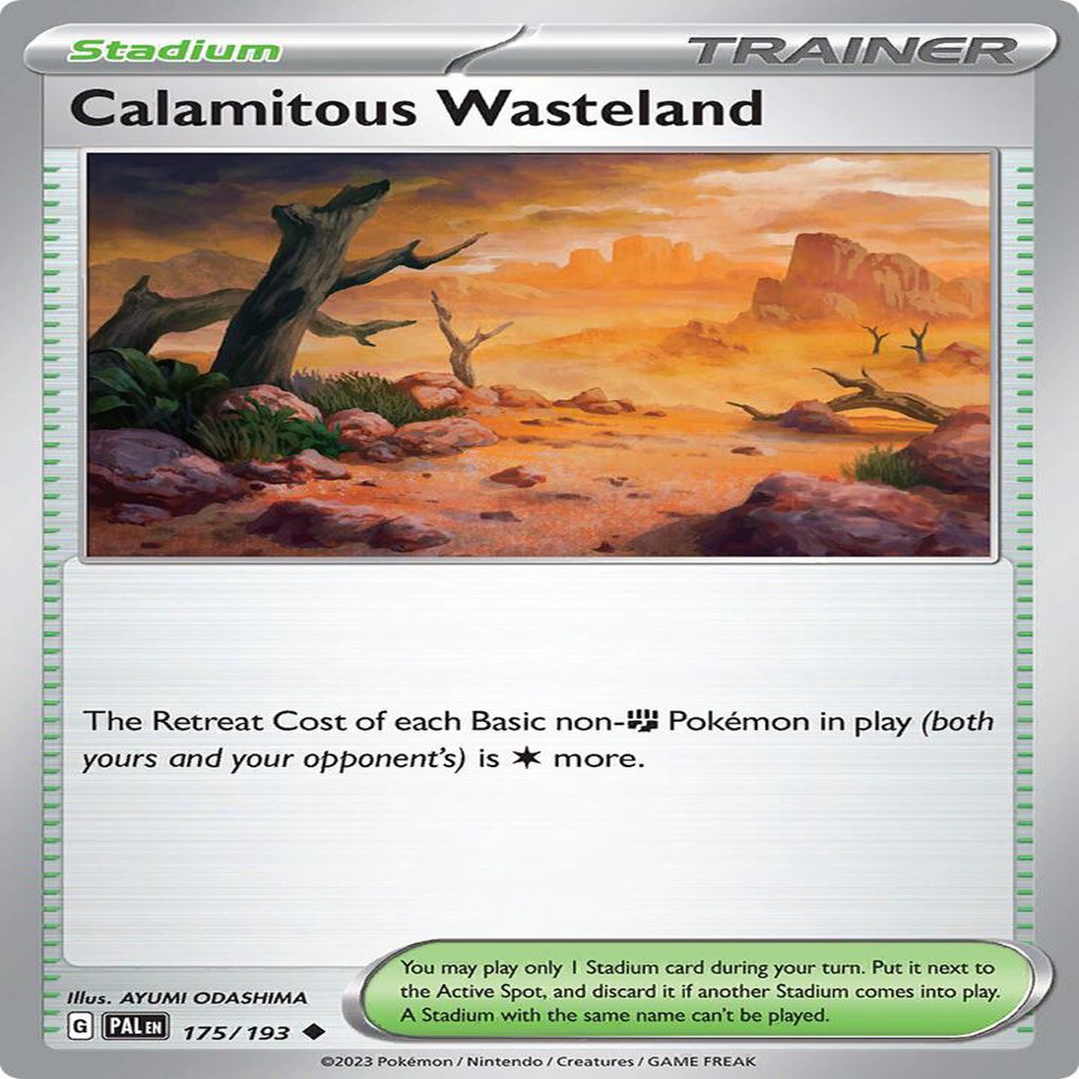 Calamitous Wasteland Normal SV02: Paldea Evolved Uncommon 175/193 - Near Mint