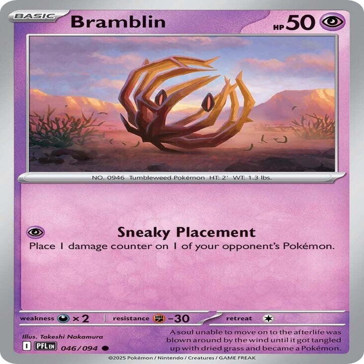 Bramblin Normal ME02: Phantasmal Flames Common 046/094 - Near Mint