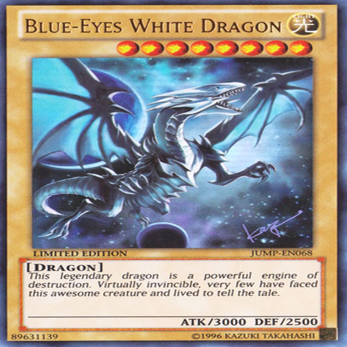 Blue-Eyes White Dragon [JUMP-EN068] Ultra Rare - NM Limited